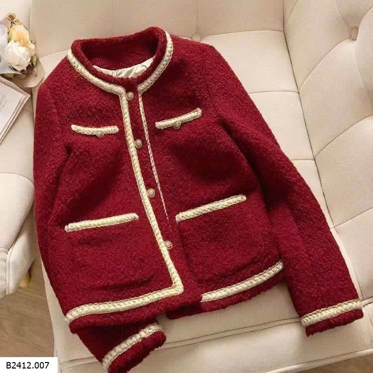 ÁO KHOÁC TWEED LÓT PHAO  Giá sỉ 270k