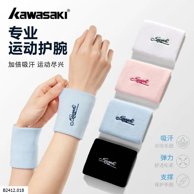 SET 2 CHIẾC BĂNG BẢO VỆ CỔ TAY KAWSAKI Giá sỉ 110k/2c cùng màu