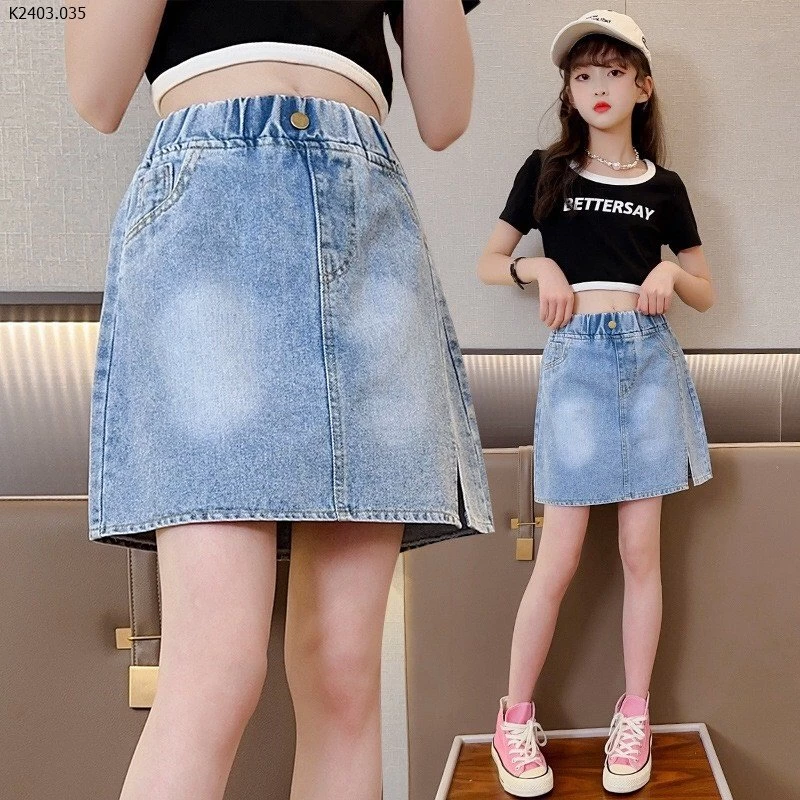 CHÂN VÁY JEANS DÁNG NGẮN BG Sỉ 105k 