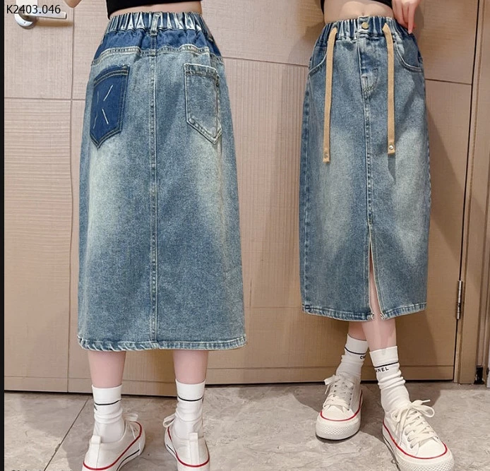 Chân váy jeans cho BG Sỉ 135k