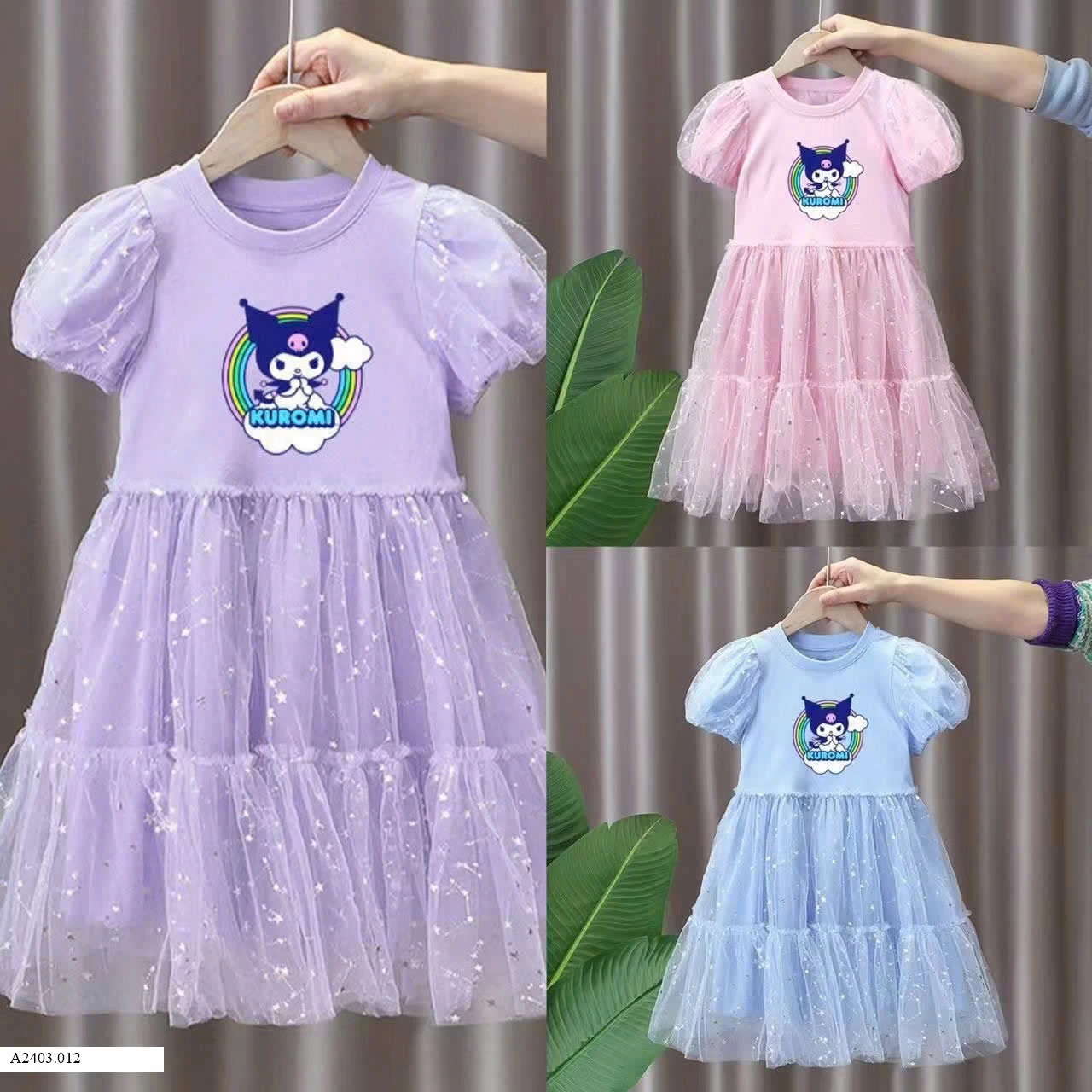 VÁY KUROMI CHO BÉ   Sỉ  68k