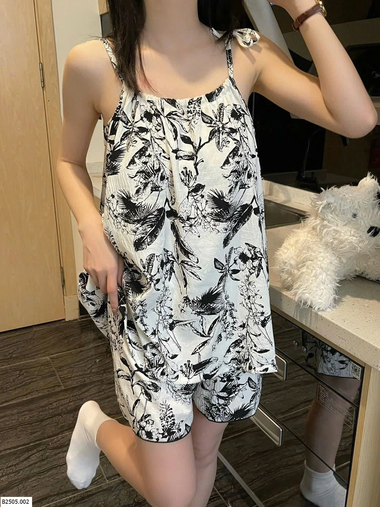 BỘ MẶC NHÀ 2S KÈM BRA Sỉ 90k