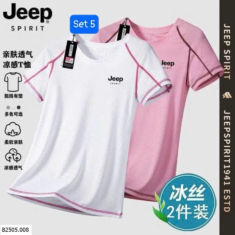 SET 2 ÁO LÀM MÁT THỂ THAO NHÀ JEEEPSPIRIT Sỉ 510k/1 set 2 áo 