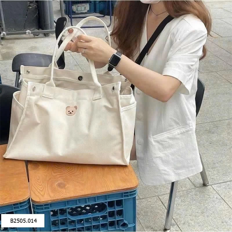 TÚI TOTE GẤU CHO CÁC NÀNG  Sỉ 65k