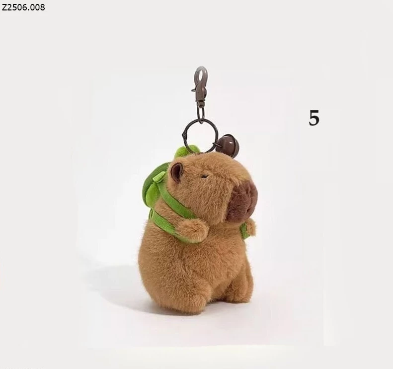 MÓC KHÓA THÚ BÔNG CAPYBARA Sỉ 40k