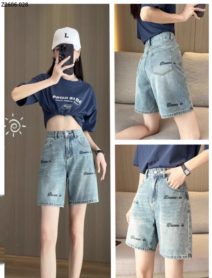 QUẦN SHORT JEAN NỮ  Sỉ 130k