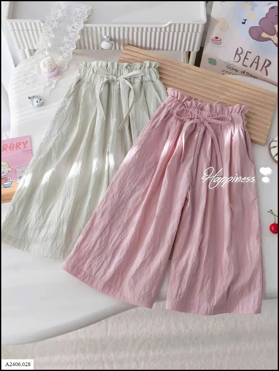 QUẦN CẠP CHUN ỐNG RỘNG    Sỉ giá 85k