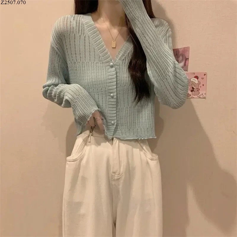 CARDIGAN NỮ LEN DỆT KIM MỎNG Sỉ 70k