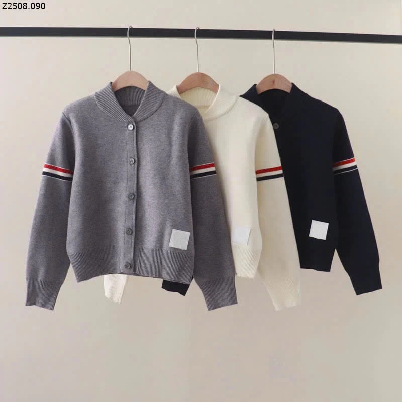 ÁO CARDIGAN KẺ 3 VẠCH NỮ  Si 233k