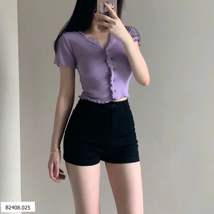 QUẦN SHORT JEAN ĐEN DÁNG NGẮN   Giá sỉ 117k