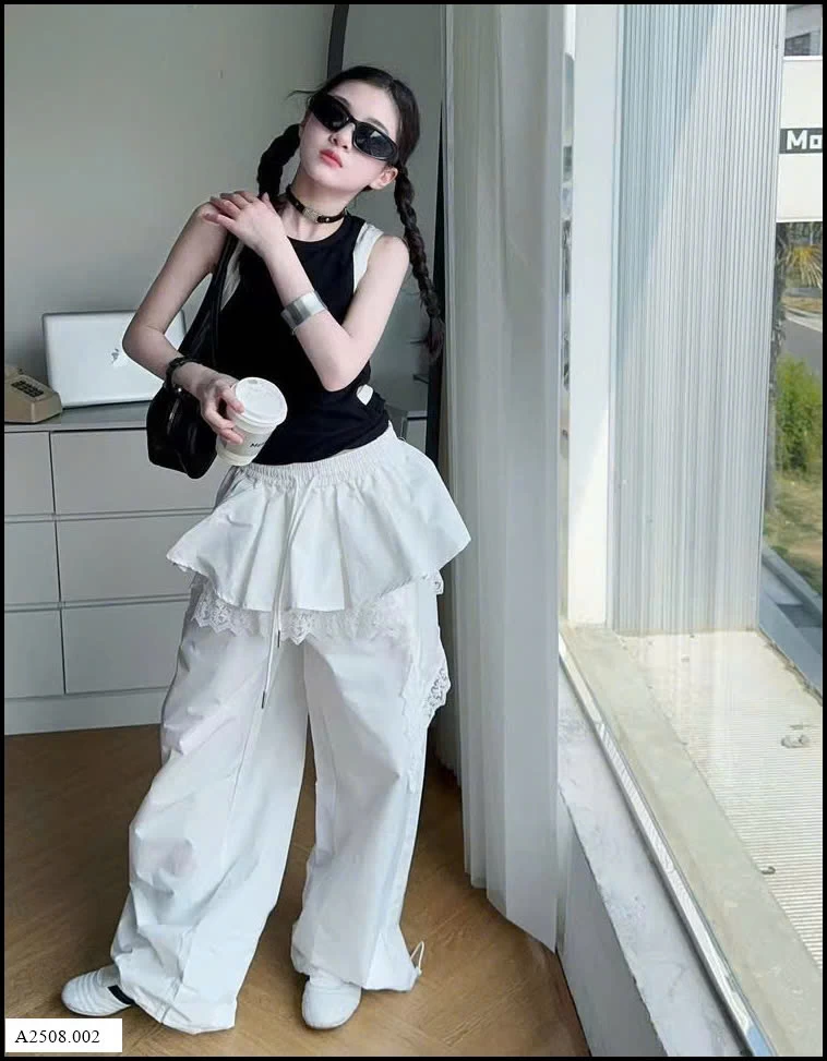 SET ÁO CRT MIX QUẦN ỐNG RỘNG BG   Giá sỉ áo: 121k  quần: 189k 