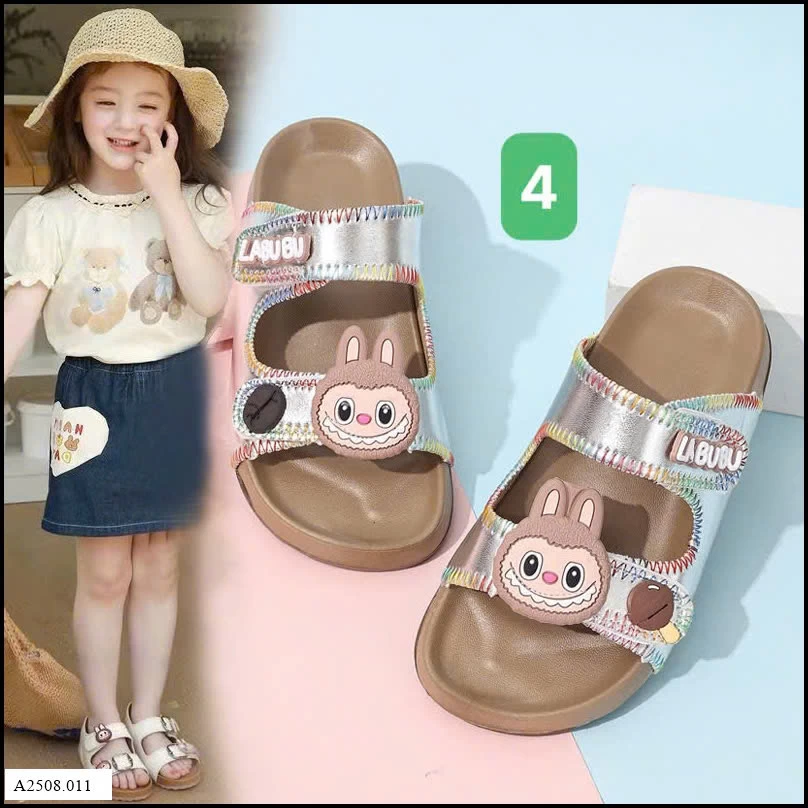DÉP LÊ LABUBU 2 QUAI CUTE CHO BÉ   Giá sỉ 115k