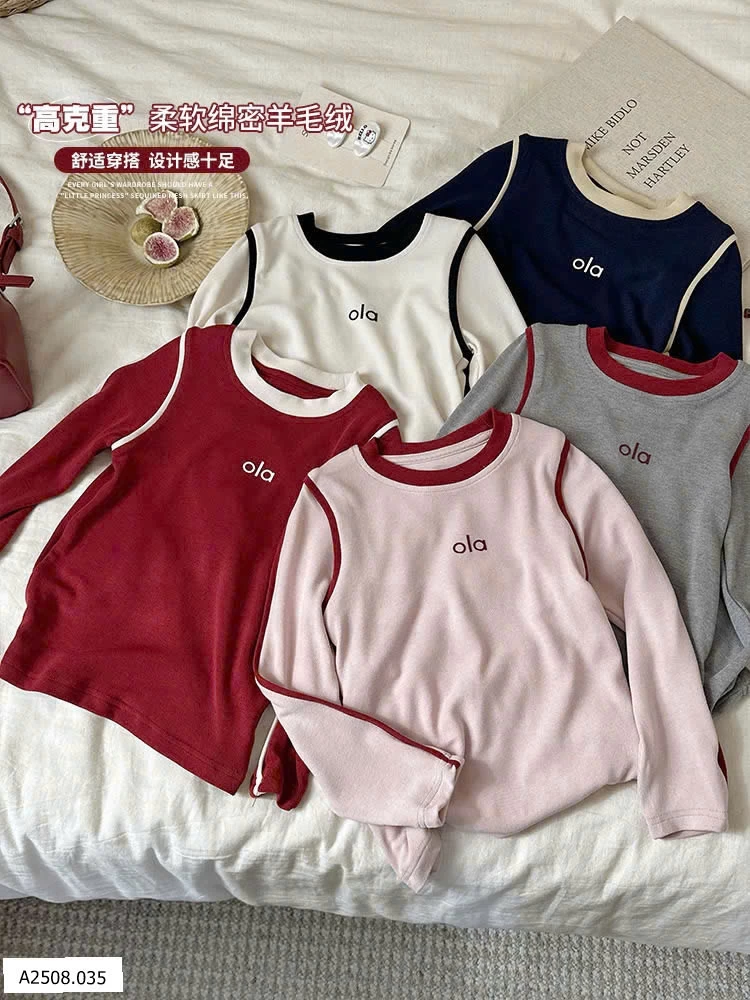 SET ÁO DÀI TAY MIX QUẦN PHỐI CẠP BG   Giá sỉ   áo: 118k  quần: 164k 