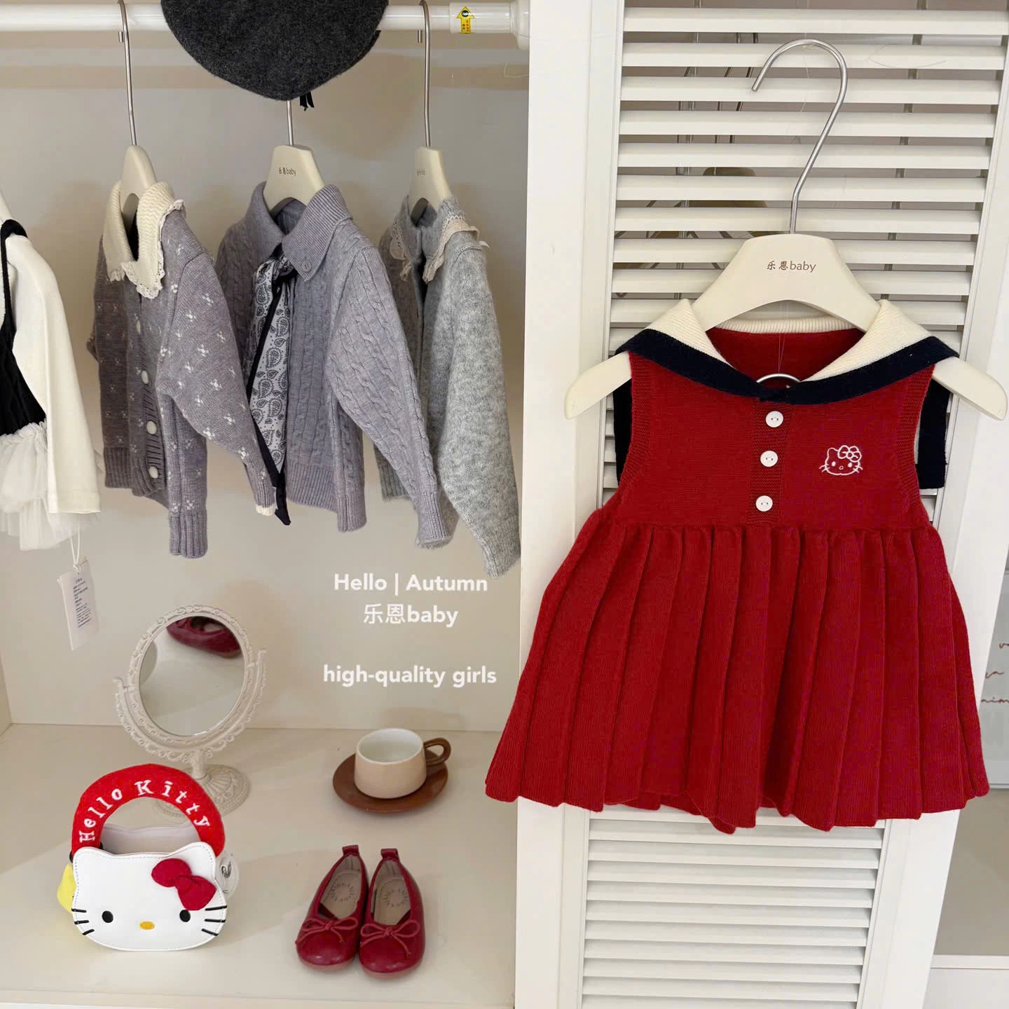 VÁY SÁT NÁCH MÈO KITTY BG  Giá sỉ  sz 73: 162k  sz 80-130: 200k 