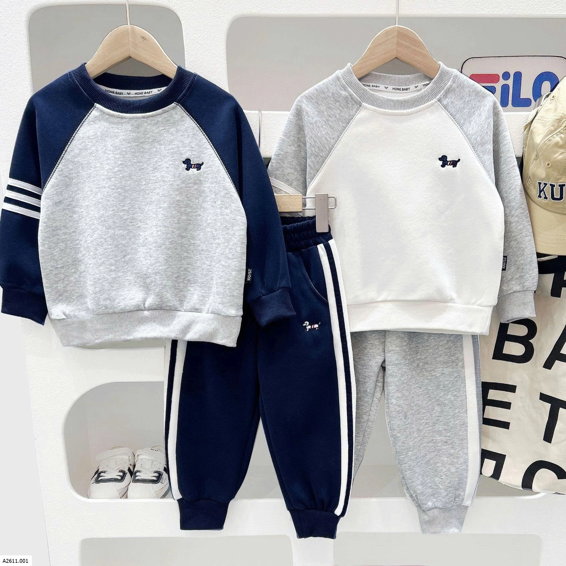 BỘ NỈ BÉ TRAI HÃNG KACADY NEW 2025  Giá sỉ 185k