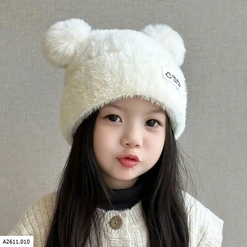 MŨ QUẢ BÔNG DỄ THƯƠNG CHO BÉ   Giá sỉ 48k