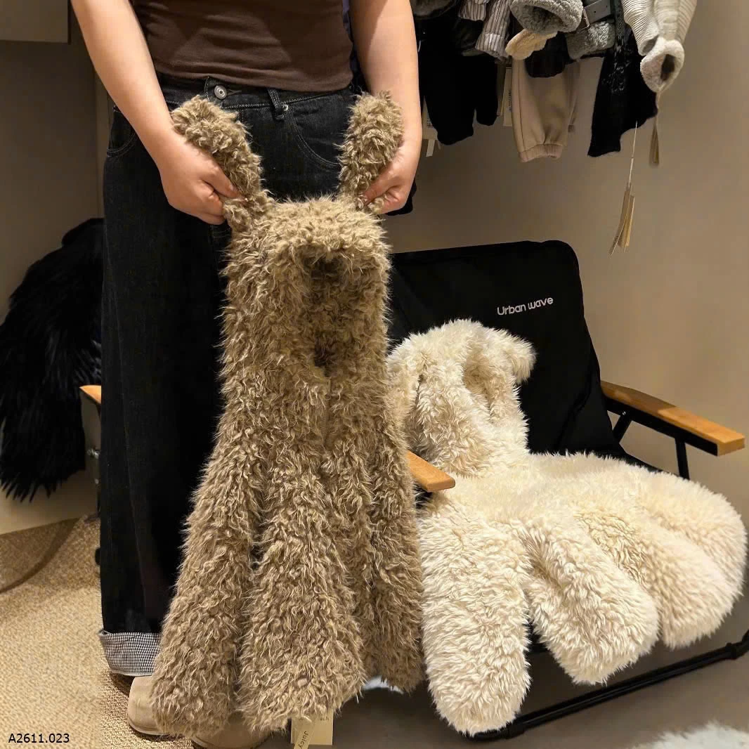 ÁO KHOÁC LÔNG TAI THỎ  Giá sỉ 369k