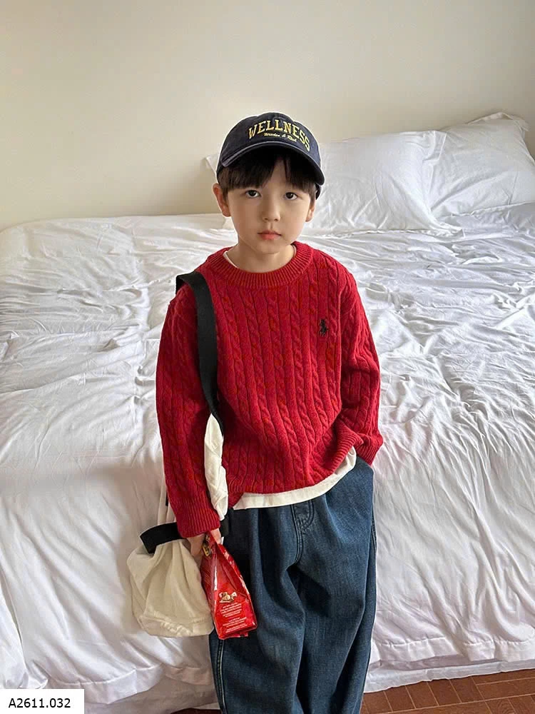 ÁO LEN THỪNG LOGO NGỰA AMBB Giá sỉ 90-150: 182k sz 160: 199k