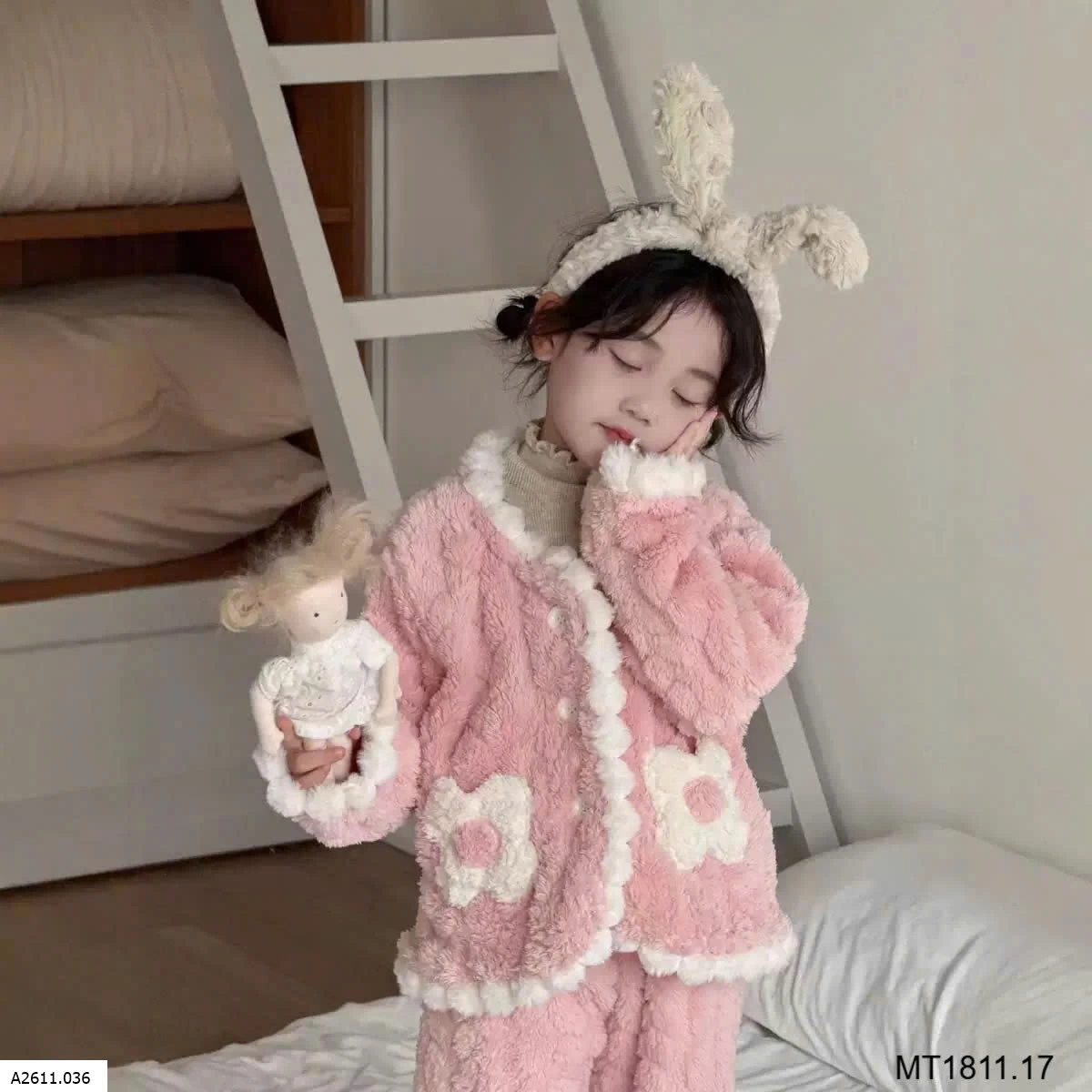 Set đồ ngủ đôi mẹ và bé  Giá sỉ  Sz 80-110 : 103k Sz 120-160 :120k Sz S-M : 132kK