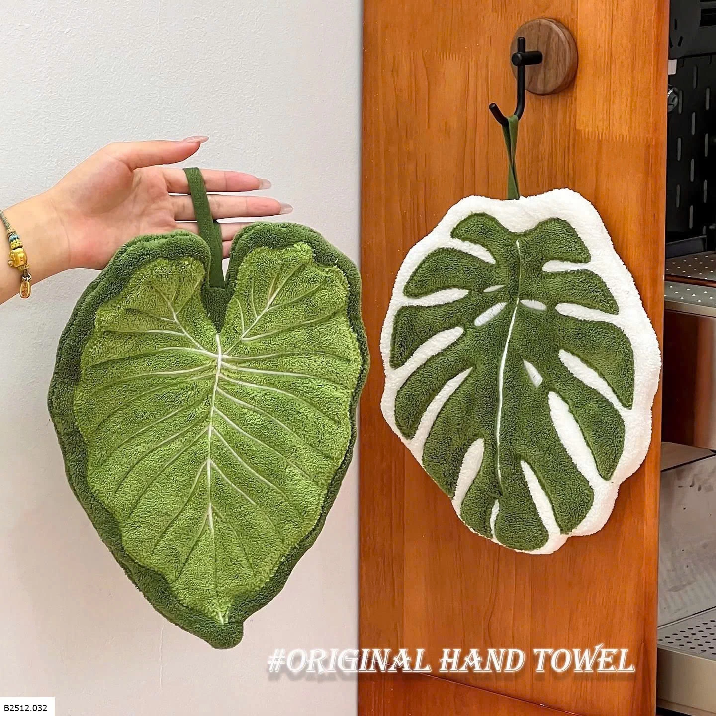 Khăn lau tay hình lá  Giá sỉ 47k/ combo 2c