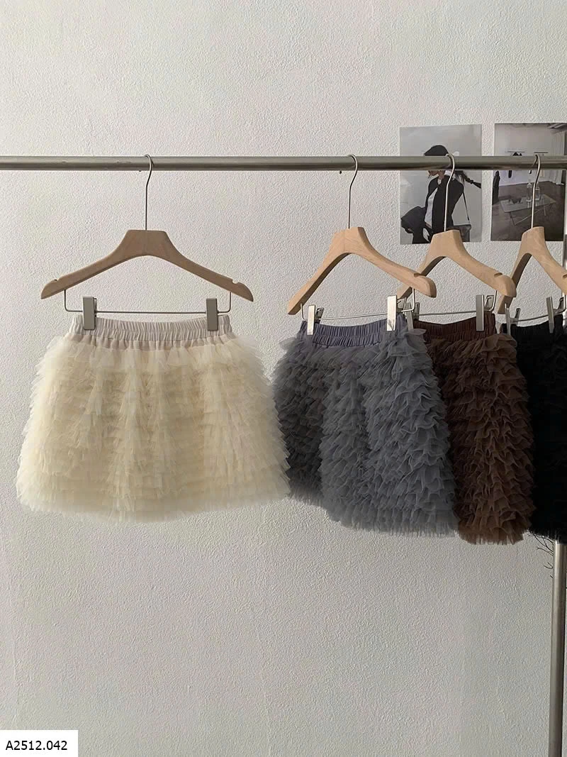 CHÂN VÁY VOAN CÔNG CHÚA NHIỀU TẦNG CHO NỮ   Giá sỉ 184k