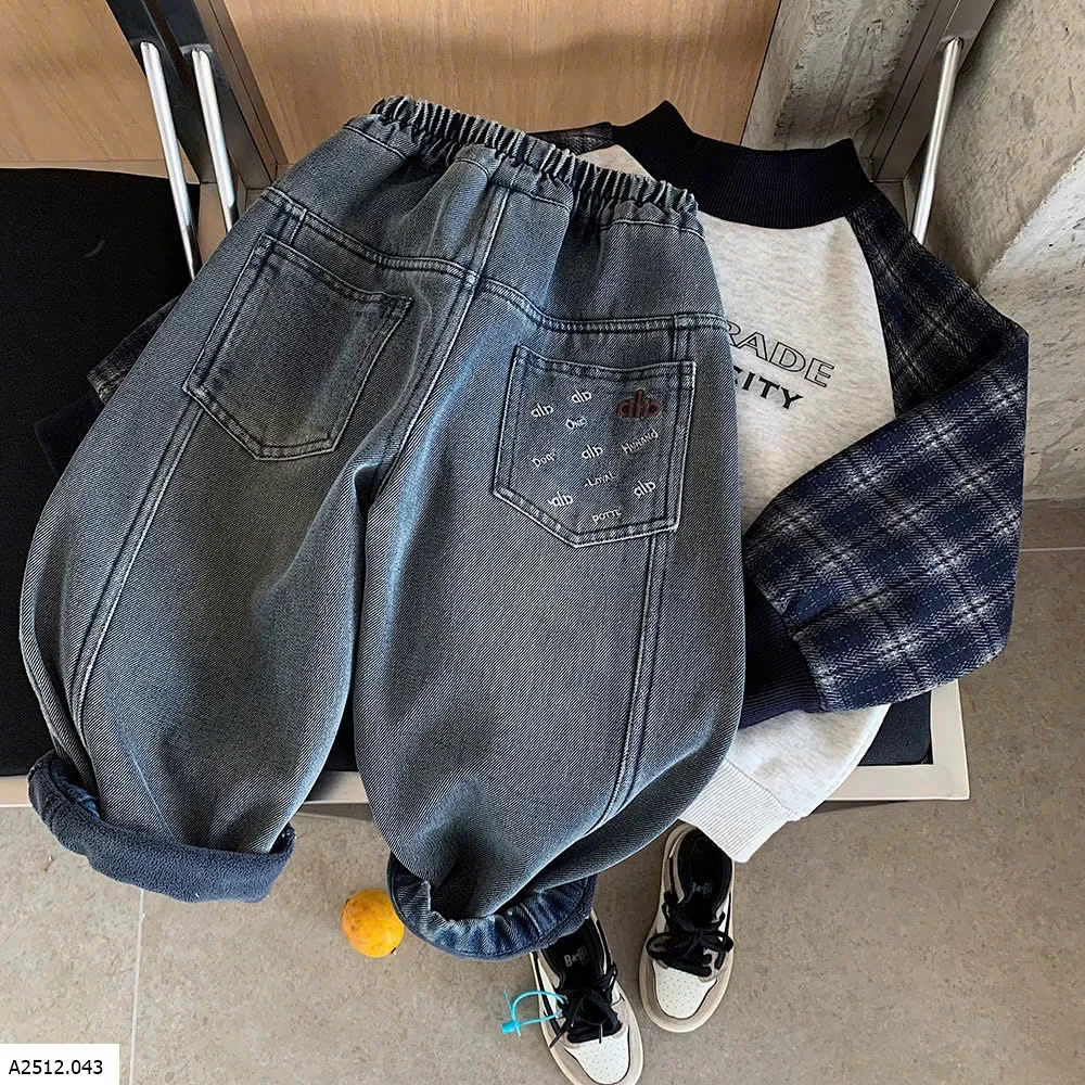 QUẦN JEAN CHO BÉ TRAI  Giá sỉ 201k