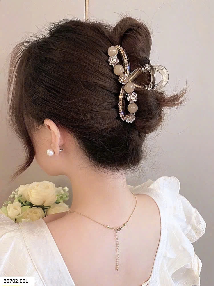 SET 2 KẸP TÓC SANG CHẢNH  Sỉ 35k/1 set 2 chiếc mix màu 