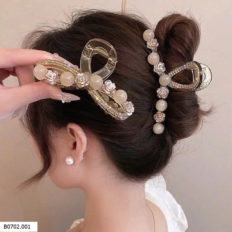 SET 2 KẸP TÓC SANG CHẢNH  Sỉ 35k/1 set 2 chiếc mix màu 