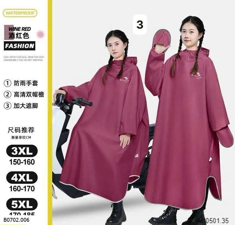 ÁO MƯA NAM NỮ MẪU NEW   Sỉ 170k