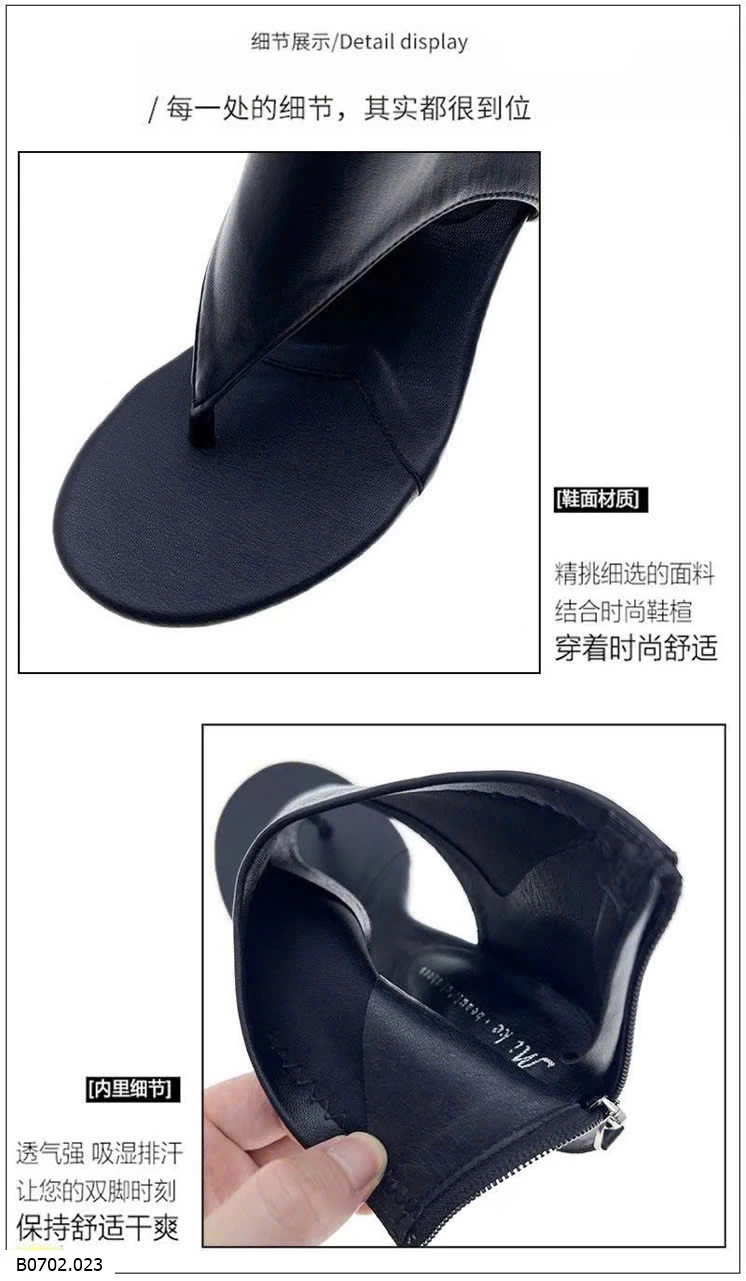 DÉP CAO GÓT XỎ NGÓN CHO NỮ   Sỉ 189k
