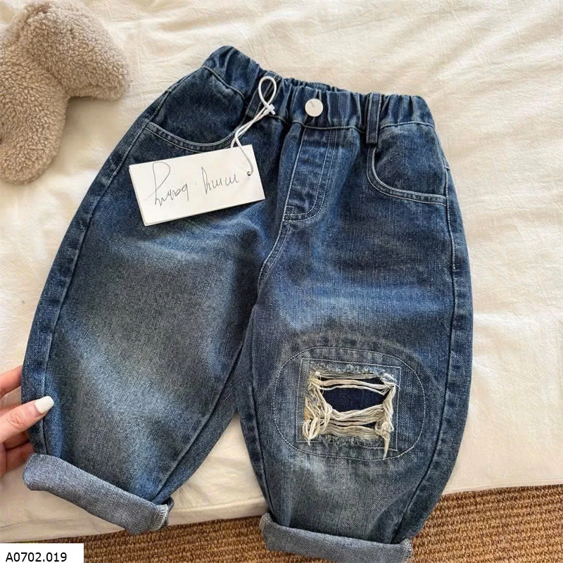 Quần jean MMY rách gấu  Sỉ 165k