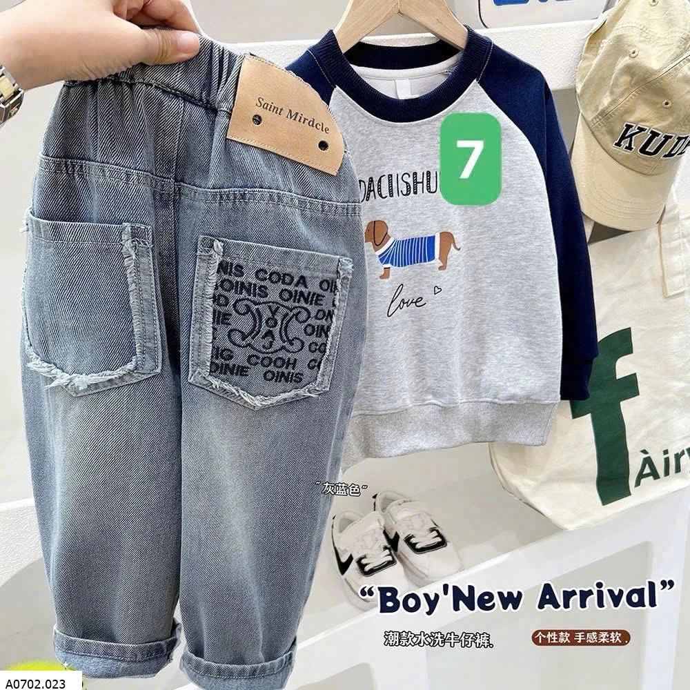 BST QUẦN JEAN BÉ TRAI HÃNG KACADY   Sỉ 127k