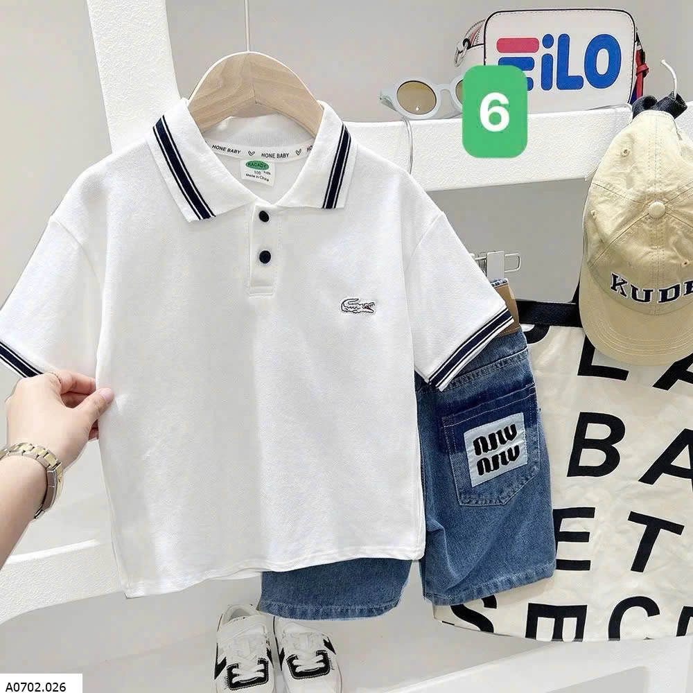 BST ÁO POLO CỘC TAY NHÀ KACADY  Sỉ 92k