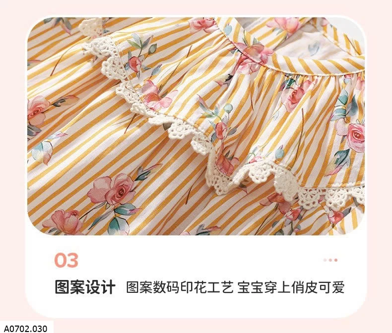 VÁY TAY BỒNG LITTLE MAVEN  Sỉ 134k