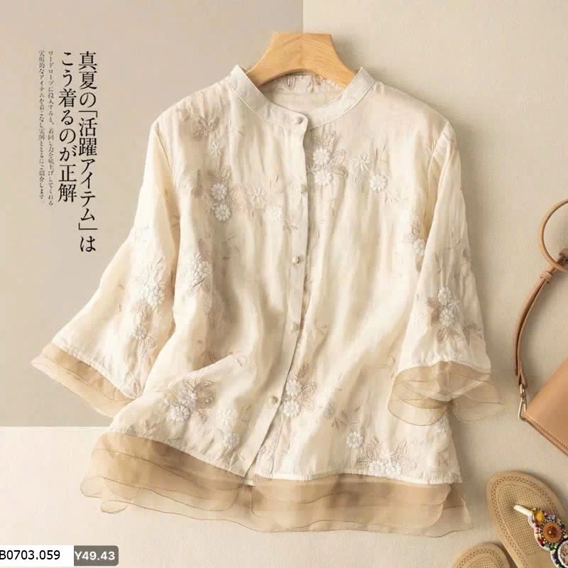 ÁO ĐŨI THÊU HOA  Sỉ 150k/1 chiếc