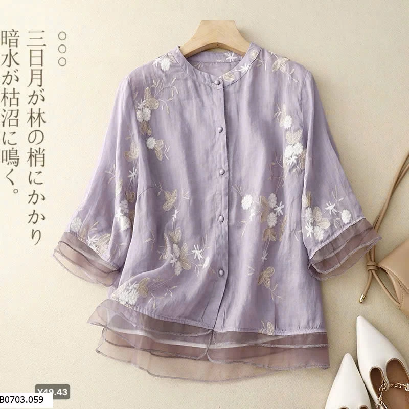 ÁO ĐŨI THÊU HOA  Sỉ 150k/1 chiếc