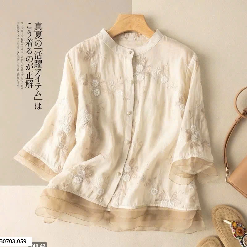 ÁO ĐŨI THÊU HOA  Sỉ 150k/1 chiếc