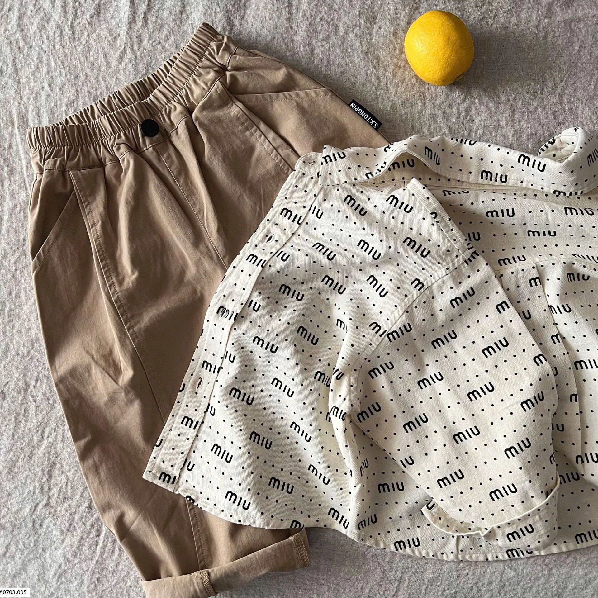 SƠ MI MIU VINTAGE Sỉ  131k