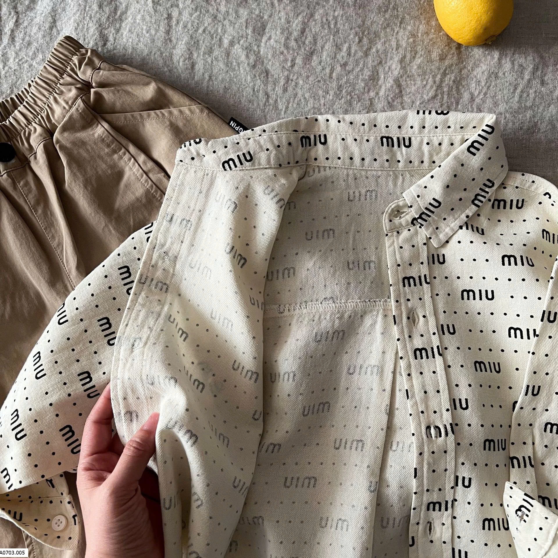 SƠ MI MIU VINTAGE Sỉ  131k