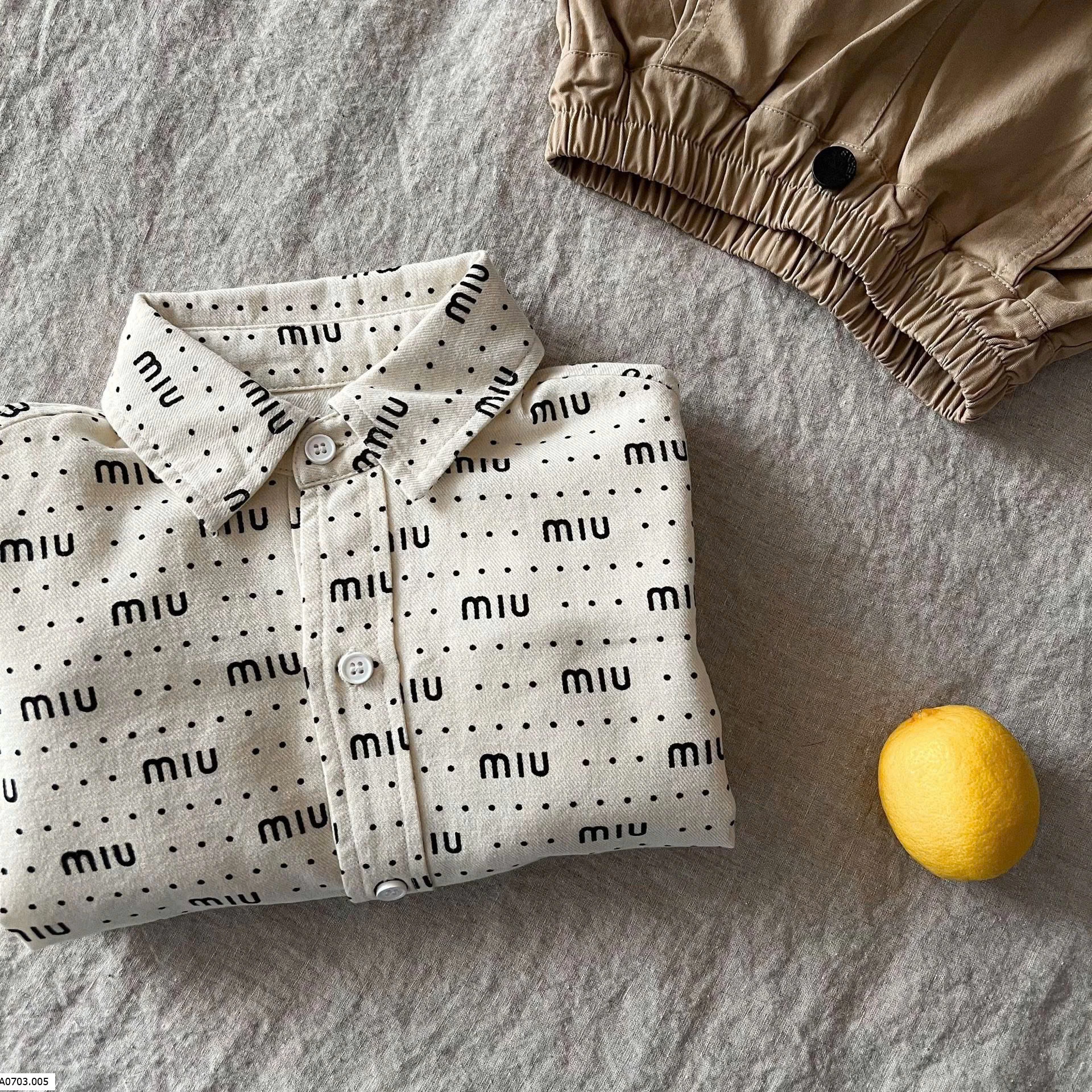 SƠ MI MIU VINTAGE Sỉ  131k