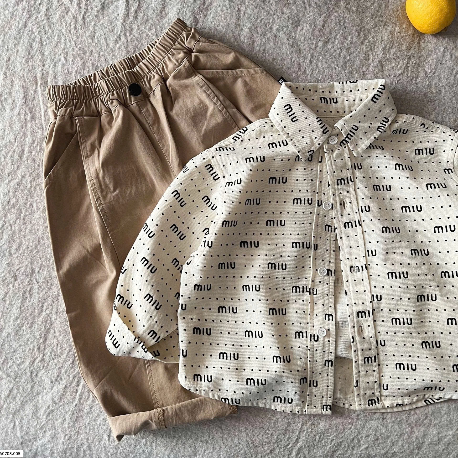 SƠ MI MIU VINTAGE Sỉ  131k