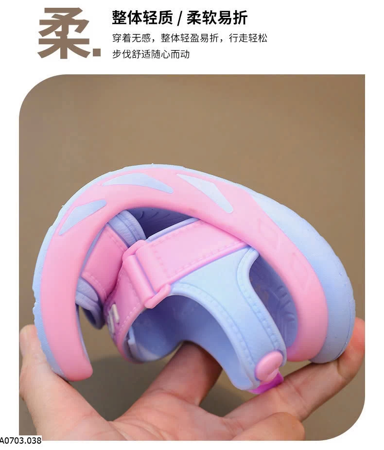 SANDAL NHỰA CHO BÉ TRAI BÉ GÁI SI 50K