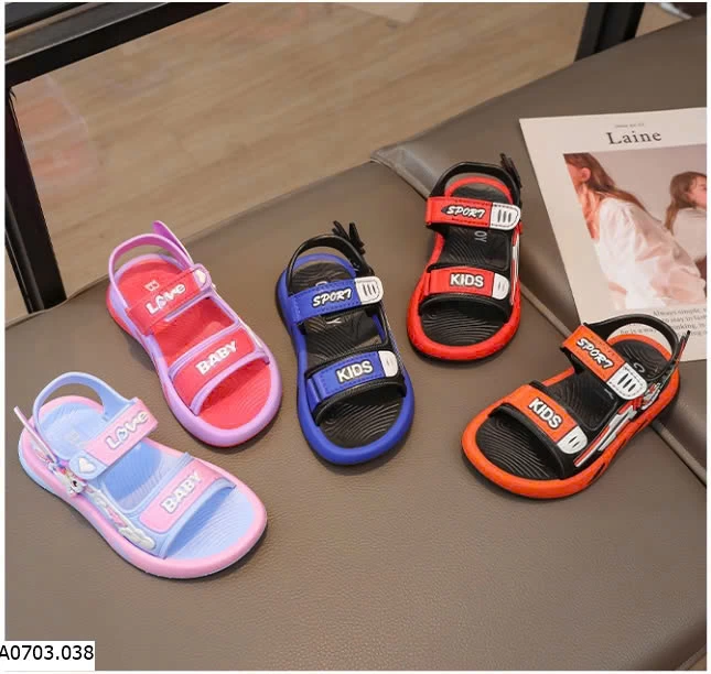 SANDAL NHỰA CHO BÉ TRAI BÉ GÁI SI 50K