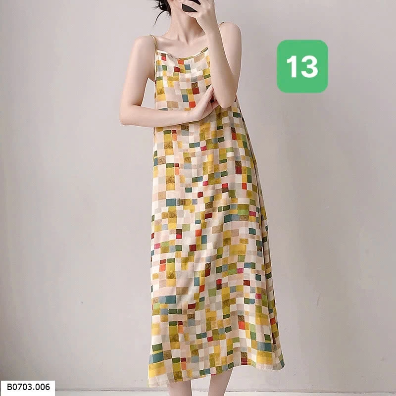 VÁY NGỦ 2 DÂY CHANH XẢ      Sỉ 97k 