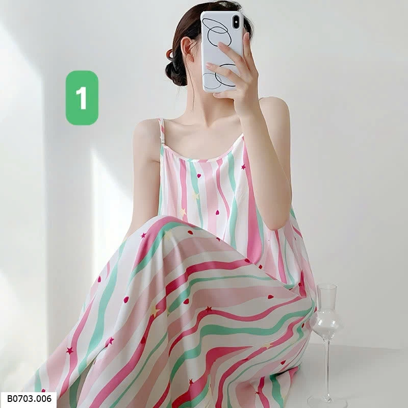 VÁY NGỦ 2 DÂY CHANH XẢ      Sỉ 97k 