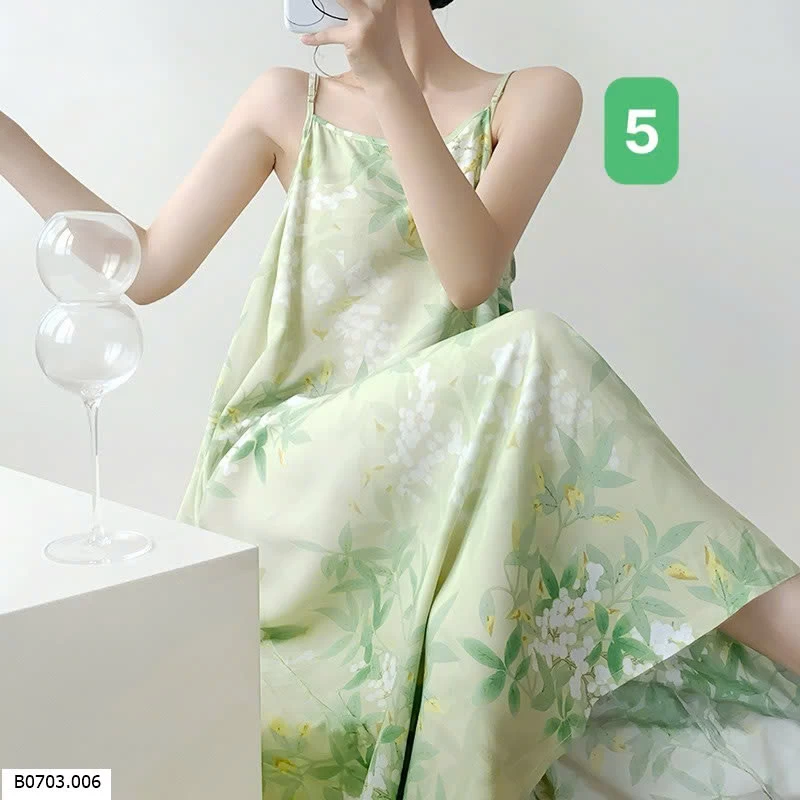 VÁY NGỦ 2 DÂY CHANH XẢ      Sỉ 97k 