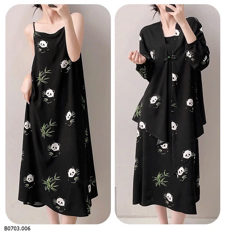 VÁY NGỦ 2 DÂY CHANH XẢ      Sỉ 97k 