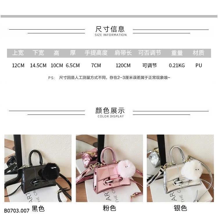TÚI XÁCH DA BÓNG THỜI TRANG MINI  Sỉ 107k 