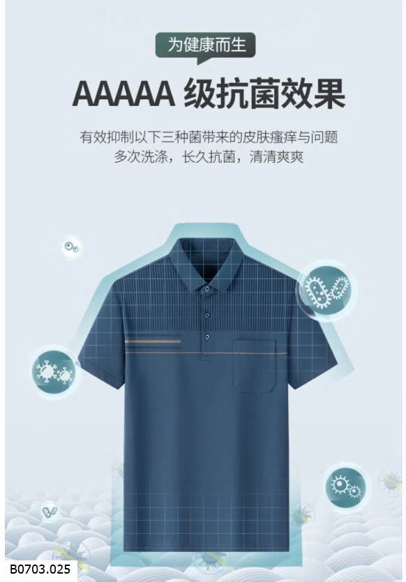   ÁO POLO TRUNG NIÊN NGẮN TAY   Sỉ 105k 