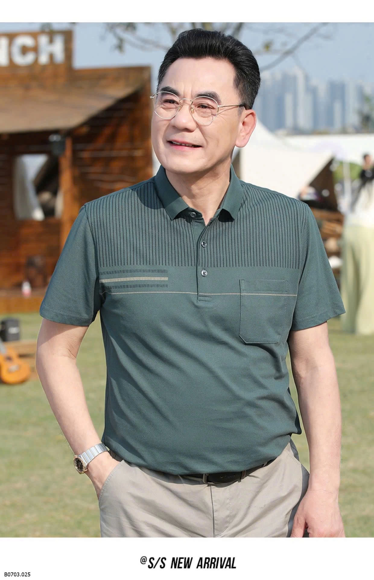   ÁO POLO TRUNG NIÊN NGẮN TAY   Sỉ 105k 